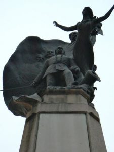 Brazil - Rio City - Centro area, memorial statue on