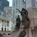 Brazil - Rio City - Centro area, memorial statue on