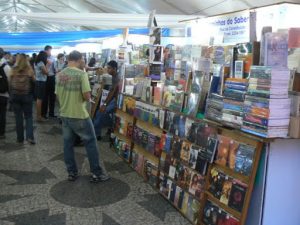 Brazil - Rio City - Centro area, book and CD market