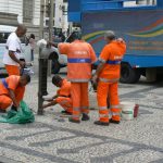 Brazil - Rio City - Centro area, colorful workers on