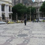 Brazil - Rio City - Centro area, decorative walkway on