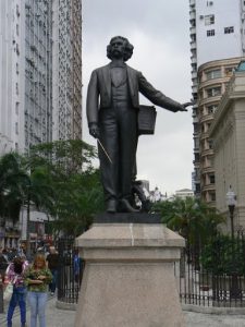 Brazil - Rio City - Centro area, statue of composer/conductor