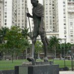 Brazil - Rio City - Centro area Gandhi statue