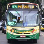 Brazil - Rio City - Centro area colorful bus
