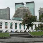 Brazil - Rio City - Centro area trolley viaduct arches;