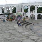 Brazil - Rio City - Centro area trolley viaduct arches