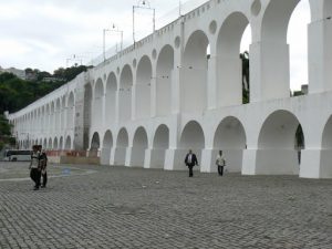 Brazil - Rio City - Centro area trolley viaduct arches