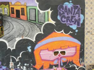 Brazil - Rio City - Santa Terese graffiti
