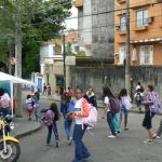 Brazil - Rio City - Santa Terese area students after