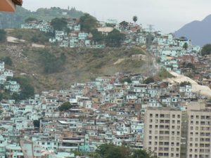 Brazil - Rio City - Santa Terese area: distant view