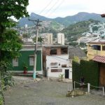 Brazil - Rio City - Santa Terese area; steep narrow