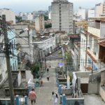 Brazil - Rio City - Santa Terese area steep narrow