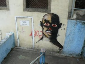 Brazil - Rio City - Santa Terese area graffiti