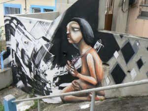 Brazil - Rio City - Santa Terese area graffiti
