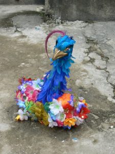 Brazil - Rio City - Santa Terese area Carnival headdress