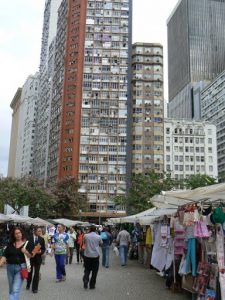 Brazil - Rio City - Centro area flea market stalls