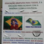 Brazil - Rio City - image of president Rousseff