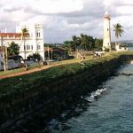 Galle-lighthouse and church