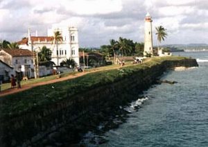 Galle-lighthouse and church