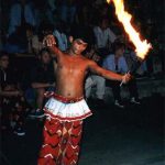 Kandy-fire walk dancer