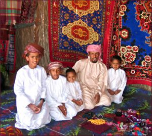 Oman - Bedouin family (photo credit: travelwithachallenge.com)