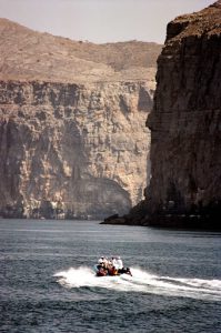 Oman - Canyon river boat
