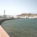 Oman - Muscat corniche along the Arabian Sea