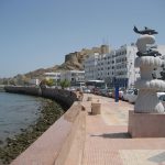 Oman - Muscat corniche along the Arabian Sea