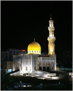 Oman - Muscat mosque at night