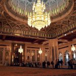 Oman - Muscat, Sultan Qaboos bin Said Grand-Mosque interior