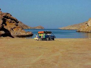 Oman - seaside camping (photo credit: National Geographic)