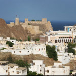 Oman - Muscat overview with Portuguese Castle