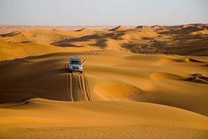 Oman - desert drive