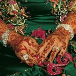 Oman - henna tattoos for a wedding (photo credit: National Geographic