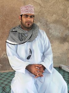 Oman - man dressed in a dishdasha