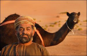 Oman - man with his camel