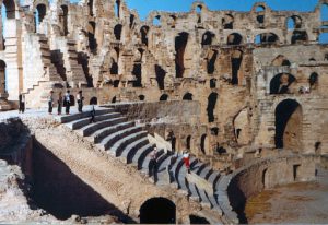 Tunisia - Roman coliseum ruin  (photo credit-traveltourist.com)