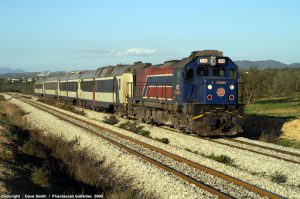 Tunisia - passenger train system