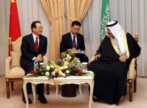 Saudi Arabia - Saudi Prince with Chinese President