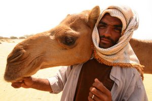 Saudi Arabia - man and his camel (photo credit-historycanbefun.com )