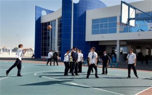 Bahrain - basketball game at British School in Bahrain