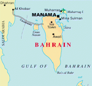 Bahrain - map