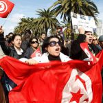 Thousands of people joined a secular rally in Tunis on