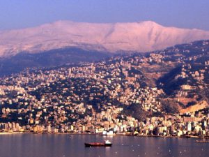 Lebanon - City and mountains from balloon  (photo-newstepstravel.com)