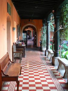 Guatemala - Antigua - Entry to Cafe Condese on the