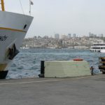 Turkey, Istanbul - harbor view looking across to the