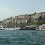 Turkey, Istanbul - ferries on the Asian side at