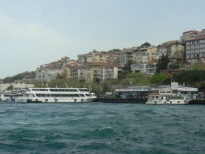 Turkey, Istanbul - ferries on the Asian side at