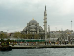 Turkey, Istanbul - another mosque on the harbor in Istanbul