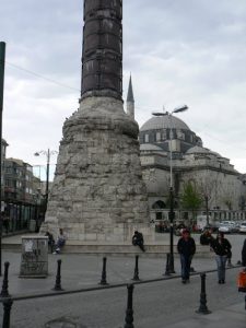 Turkey, Istanbul - ancient column